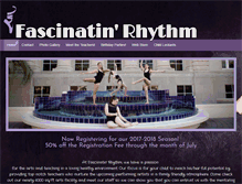 Tablet Screenshot of fascinatinrhythm.com